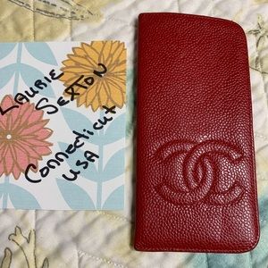 Authentic Chanel Cavier CoCo Logo Sunglass Case